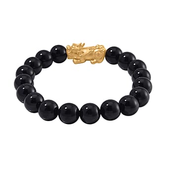 https://tjcuk.sirv.com/Products/78/1/7810639/Black-Tourmaline-Beads-Bracelet-Size-7-7-5-with-Pixiu-in-Yellow-Gold-O_7810639_2.jpg?w=342&h=342