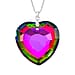 White Magic Colour Crystal  Necklace (Size - 24) Pure White Stainless Steel  0.010  Ct.