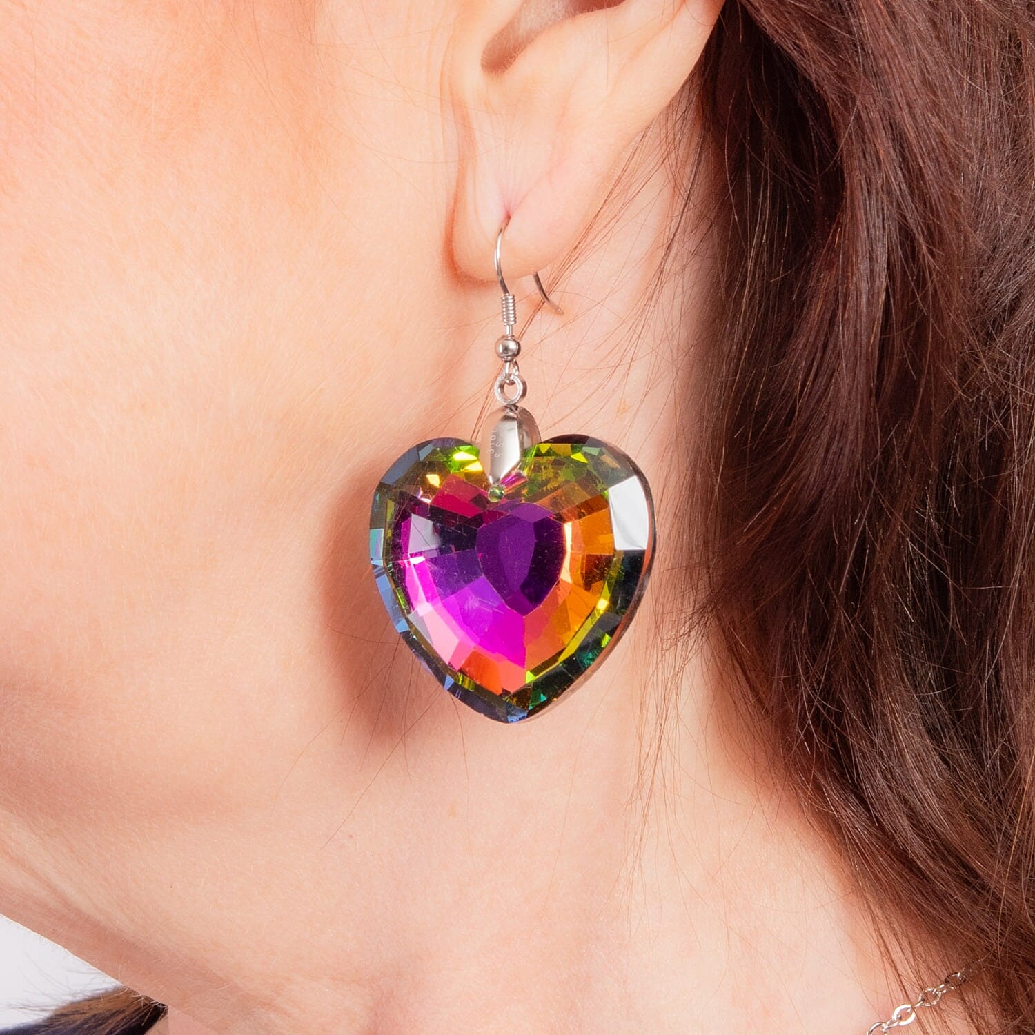 Magic Colour Crystal  Earrings