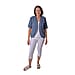 Pure and Natural Cotton Blend Summer Bolero - Khaki