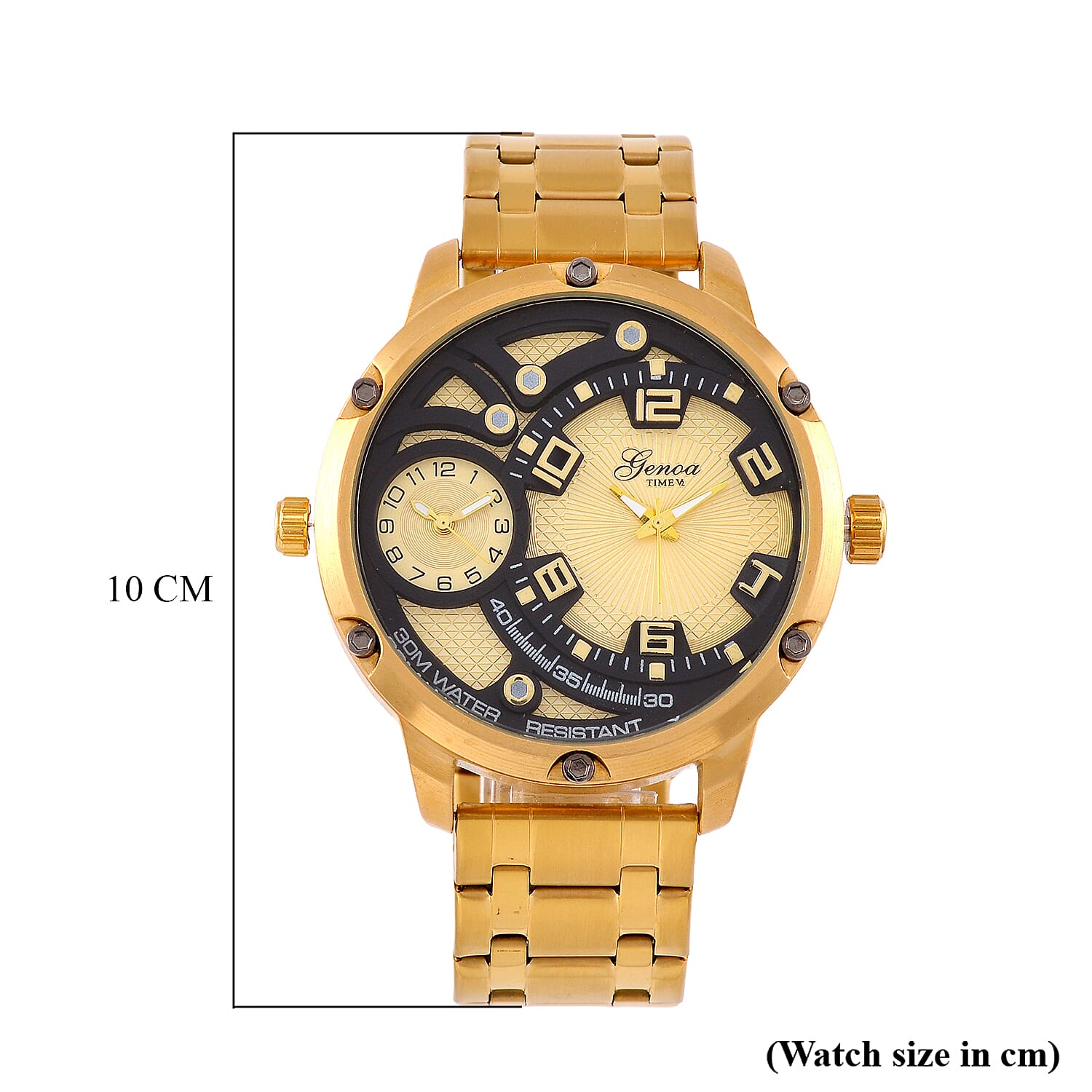 Designer Inspired - GENOA Japanese Movement Watch with Stainless Steel Band Designer Inspired - GENOA Japanese Movement Watch with Stainless Steel Band