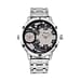 GENOA Japan Movt 3ATM WR Blue Dial Watch with Stainless Steel Chain Strap
