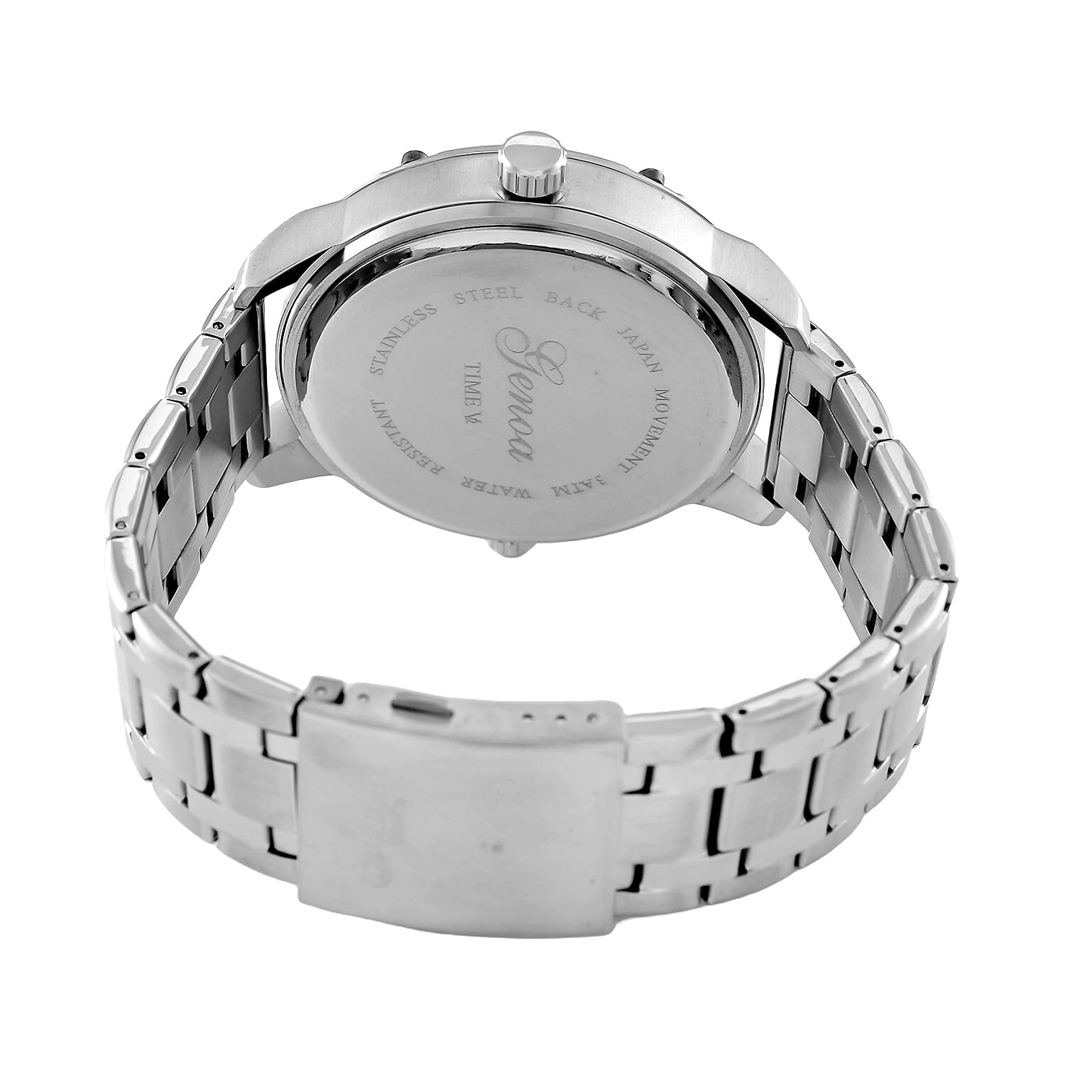 Designer Inspired - GENOA Japanese Movement Watch with Stainless Steel Band