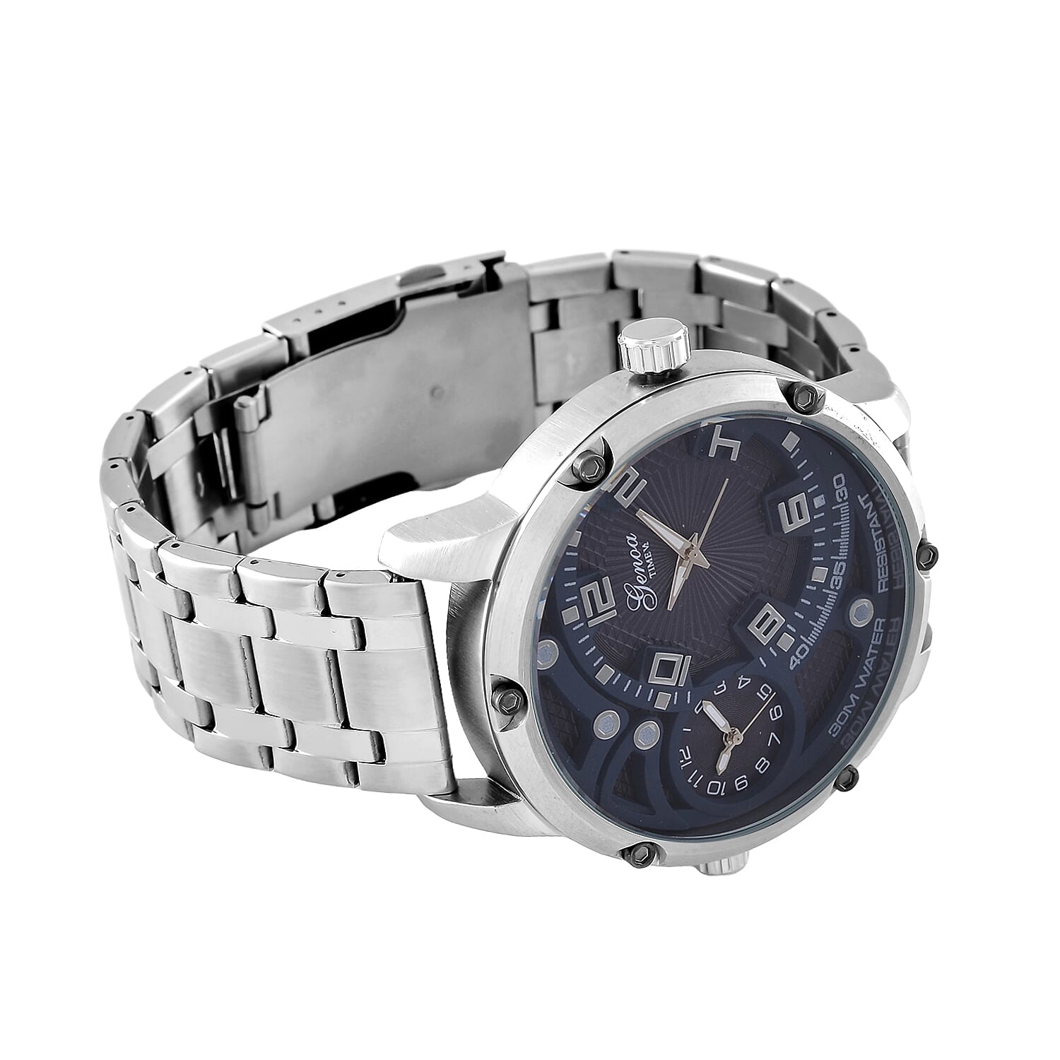 Designer Inspired - GENOA Japanese Movement Watch with Stainless Steel Band