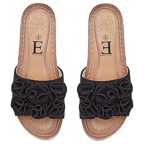 Shoes by Emma Ladies Sandal (Size 7) - Black