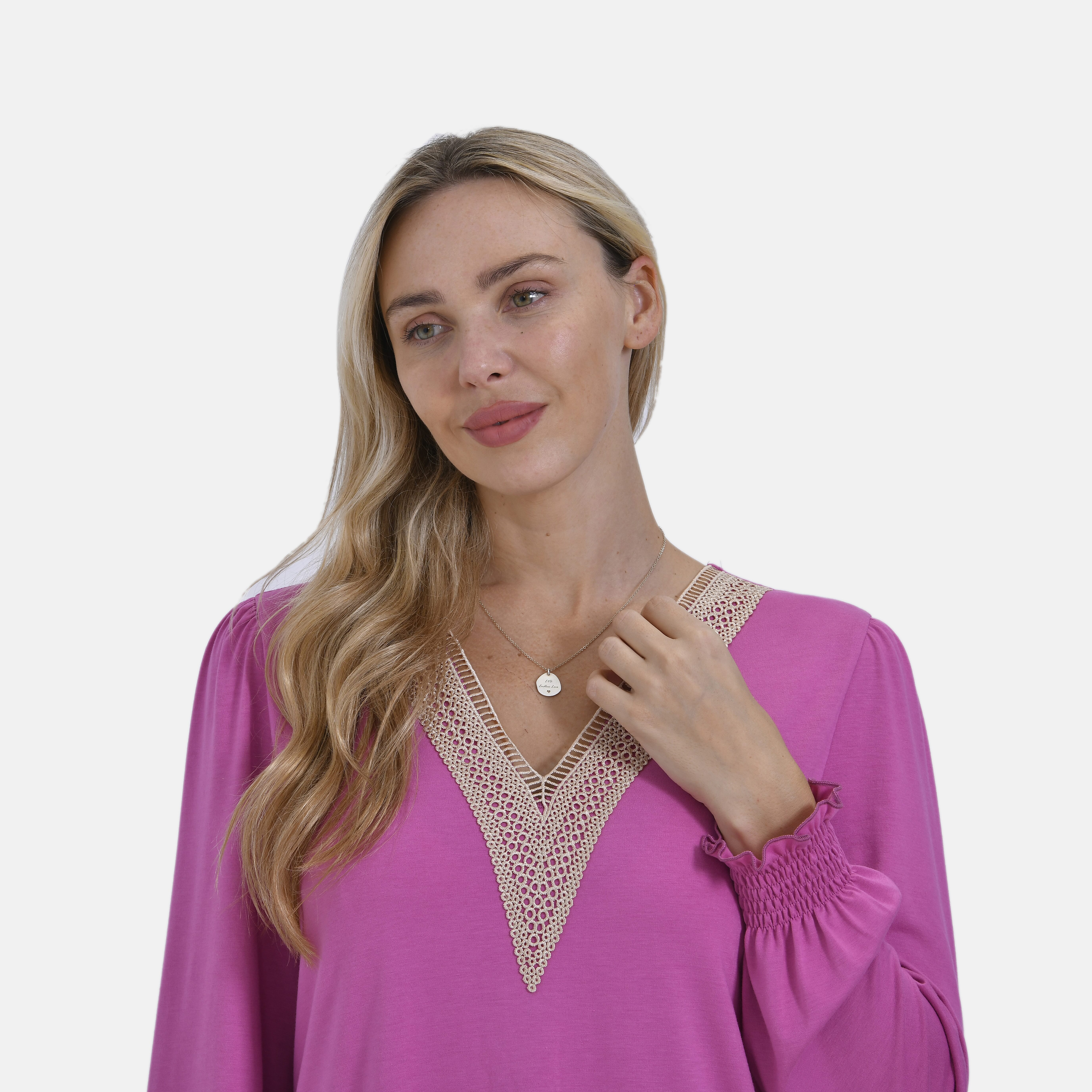 La Marey V-Neck Long Sleeve Jersey Top