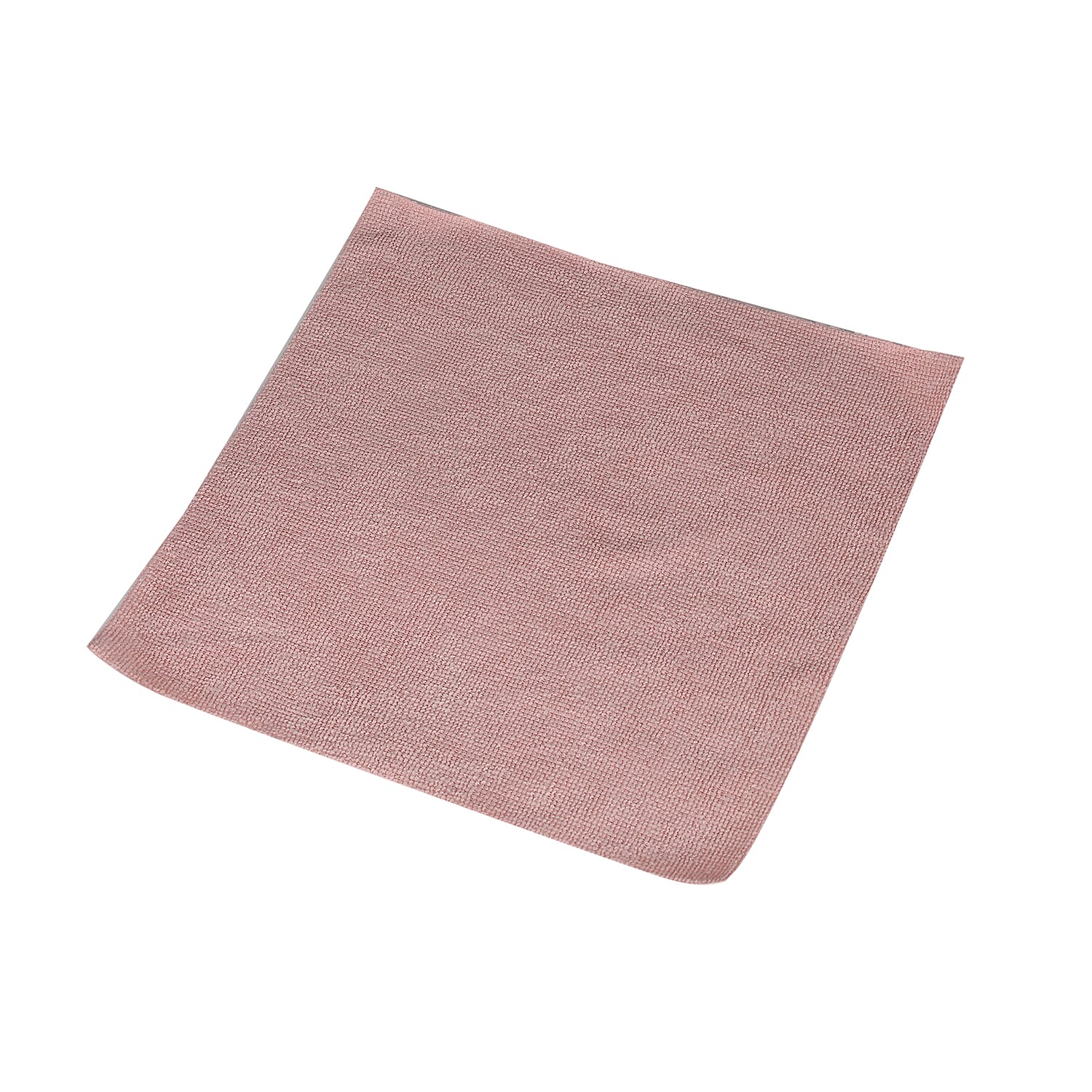 50 Pieces Microfiber Tear Away Towels Roll (Size 30x29 cm) - Pink