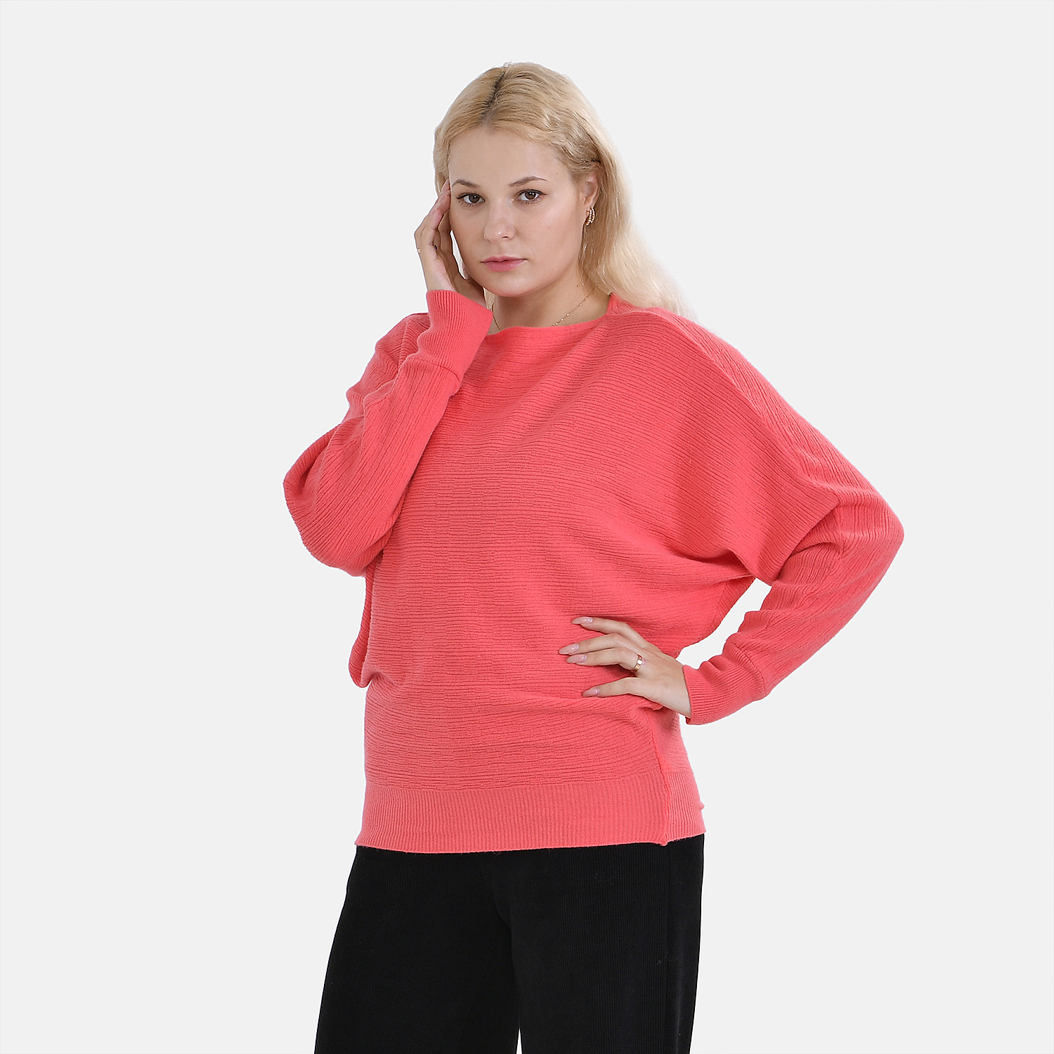 TAMSY Cotton Blend Batsleeve Jumper