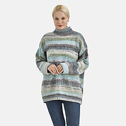 La Marey Multi-Coloured Striped Jumper