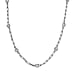 Designer Inspired- Diamond Station Necklace With Lobaster Clasp  (Size - 18)