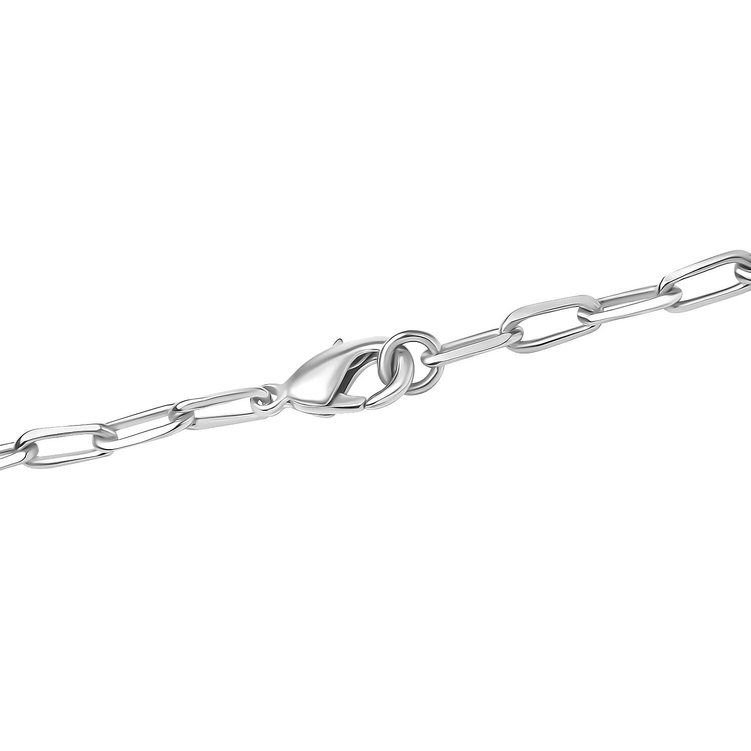 Designer Inspired- Diamond Station Necklace With Lobaster Clasp(Size - 18)