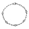 Designer Inspired - Diamond Station Bracelet (Size - 7.5)