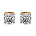 Luxuriant Diamond 2 Ct. Lab Grown Diamond Solitaire Earrings in 14K White Gold, SGL Certified