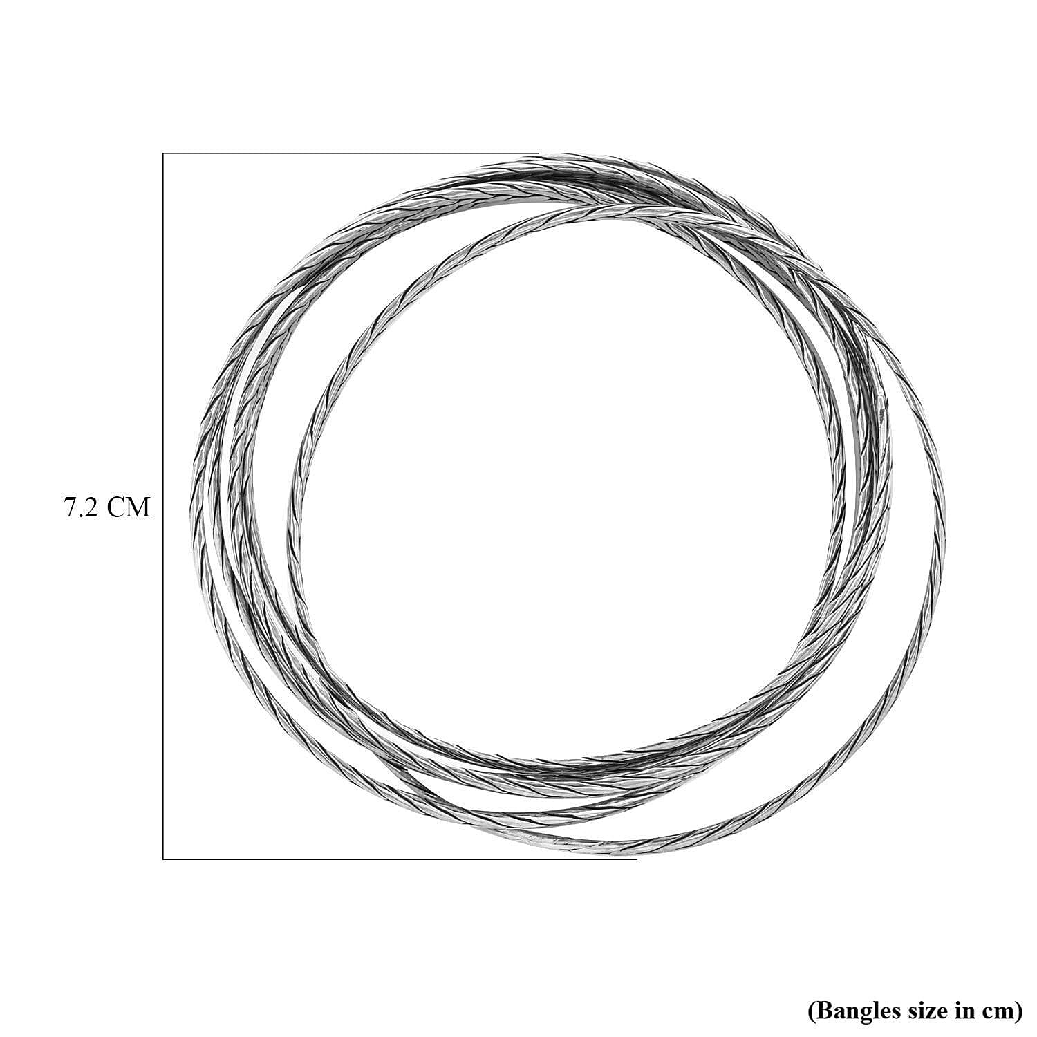 Royal Bali Collection- Limited Edition- Designer Multi Strand Weave Bangle in Sterling Silver, Silver Wt. 43.01 Gms