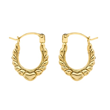 9K Yellow Gold  Earring,  Gold Wt. 0.37 Gms