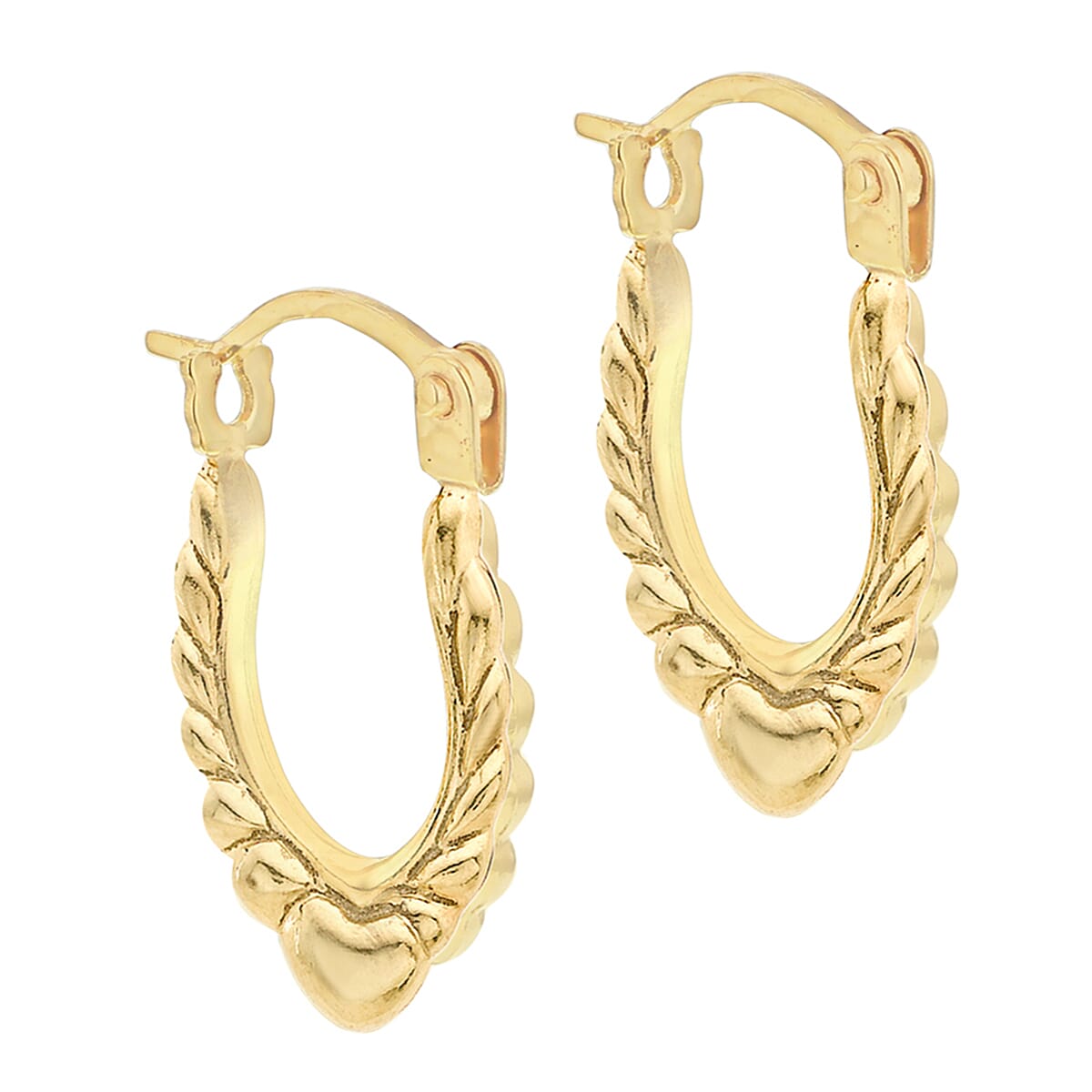 9K Yellow Gold  Earring,  Gold Wt. 0.37 Gms
