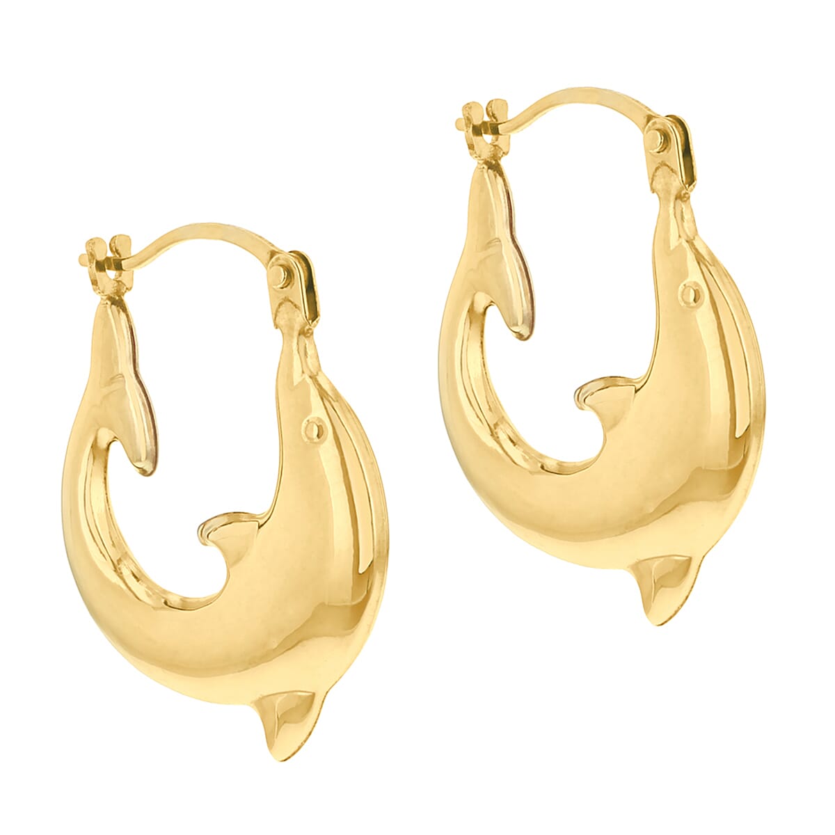 9K Yellow Gold  Earring,  Gold Wt. 0.6 Gms