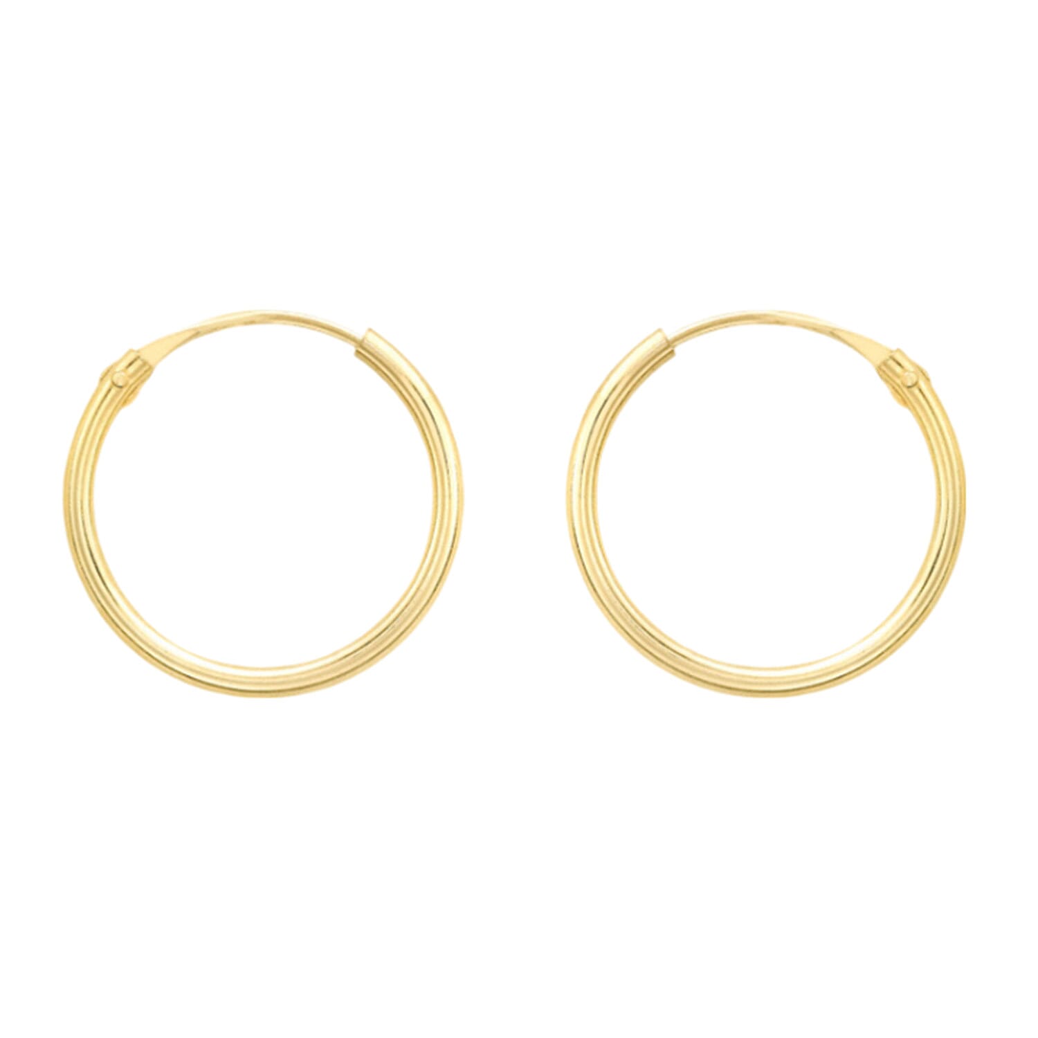 9K Yellow Gold  Earring,  Gold Wt. 0.22 Gms