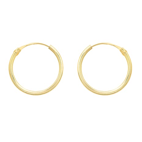 9K Yellow Gold  Earring,  Gold Wt. 0.22 Gms