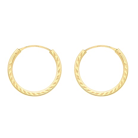 9K Yellow Gold  Earring,  Gold Wt. 0.31 Gms