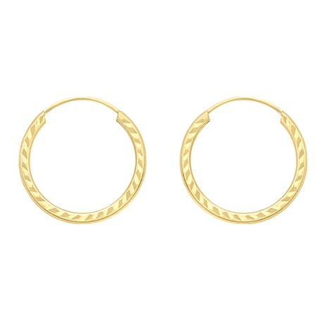 9K Yellow Gold  Earring,  Gold Wt. 0.36 Gms