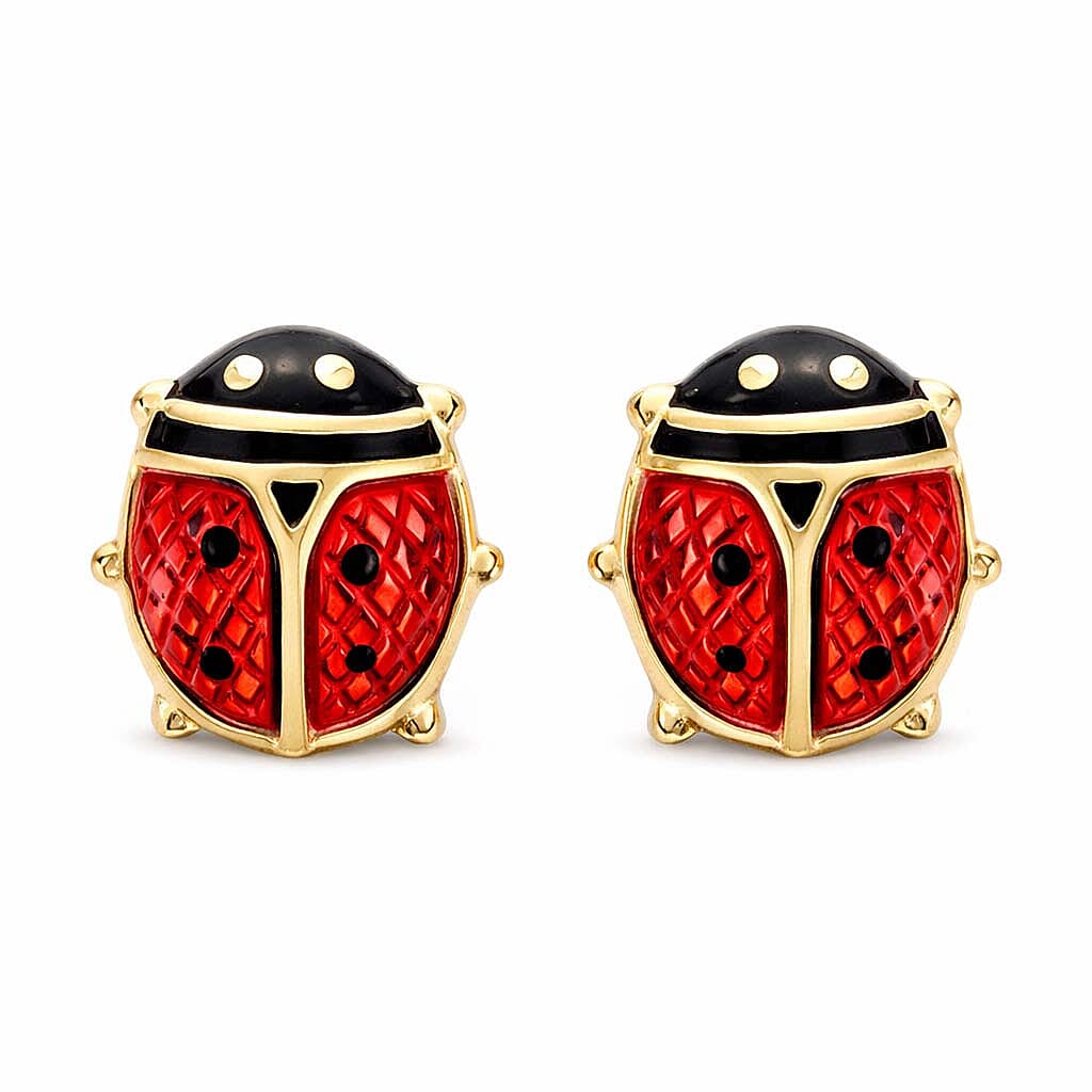 9K Yellow Gold  Earring,  Gold Wt. 0.18 Gms