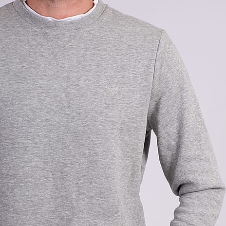 Cotton Woven Jumper (Size XXL) - Grey
