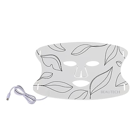 Beautech Anti-Ageing LED Mask With Controller with 4 Modes (Incl. Red, Blue, Yellow andamp; Purple Light with Infrared Light Mode)