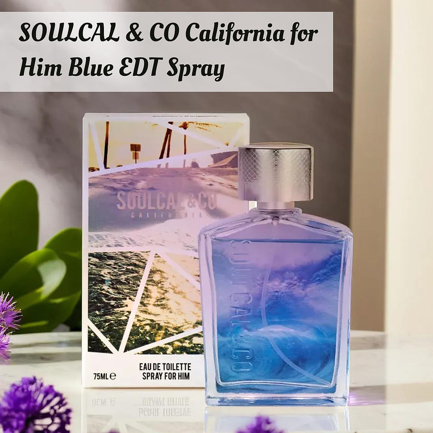 SOULCAL & CO California For Him Blue EDT Spray - 75ml