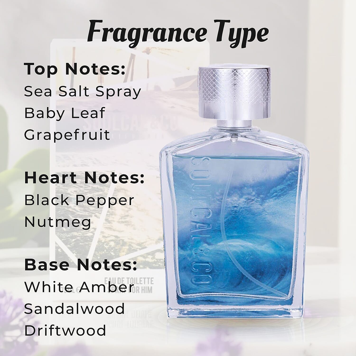 SOULCAL & CO California For Him Blue EDT Spray - 75ml