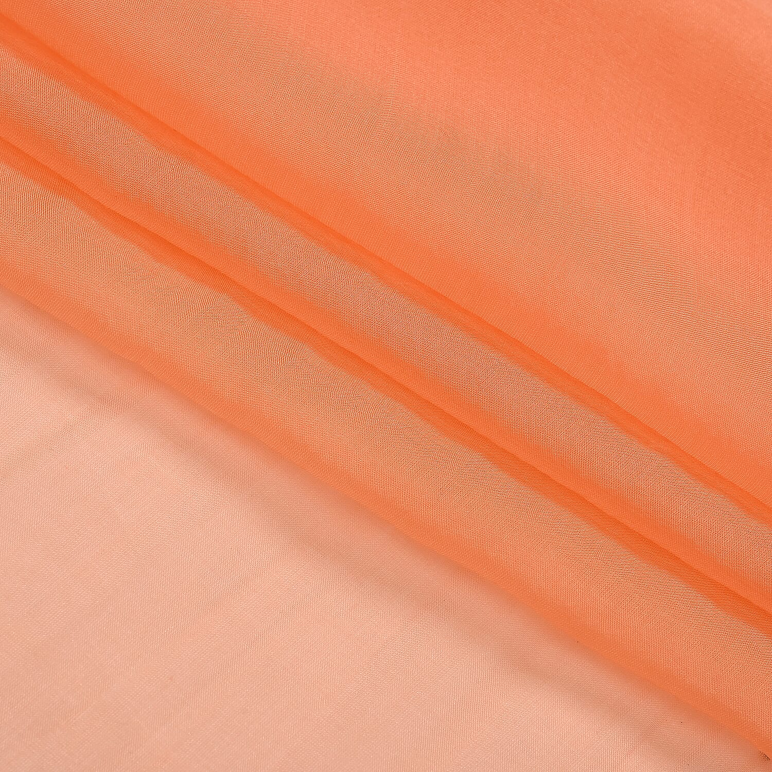 Mulberry Silk Solid Scarf (Size 200x1 cm) - Orange & Orange