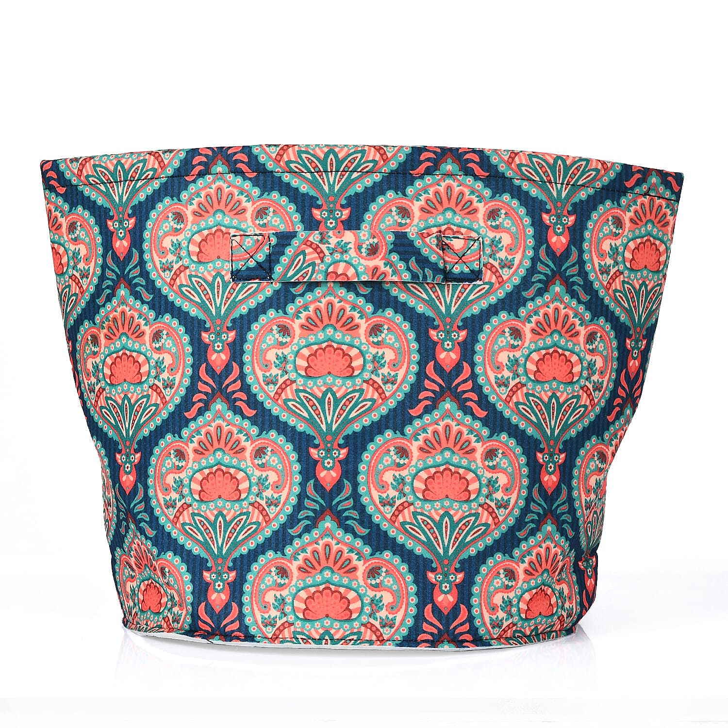 Set Of 3 Printed Round Storage Organizer - Paisley