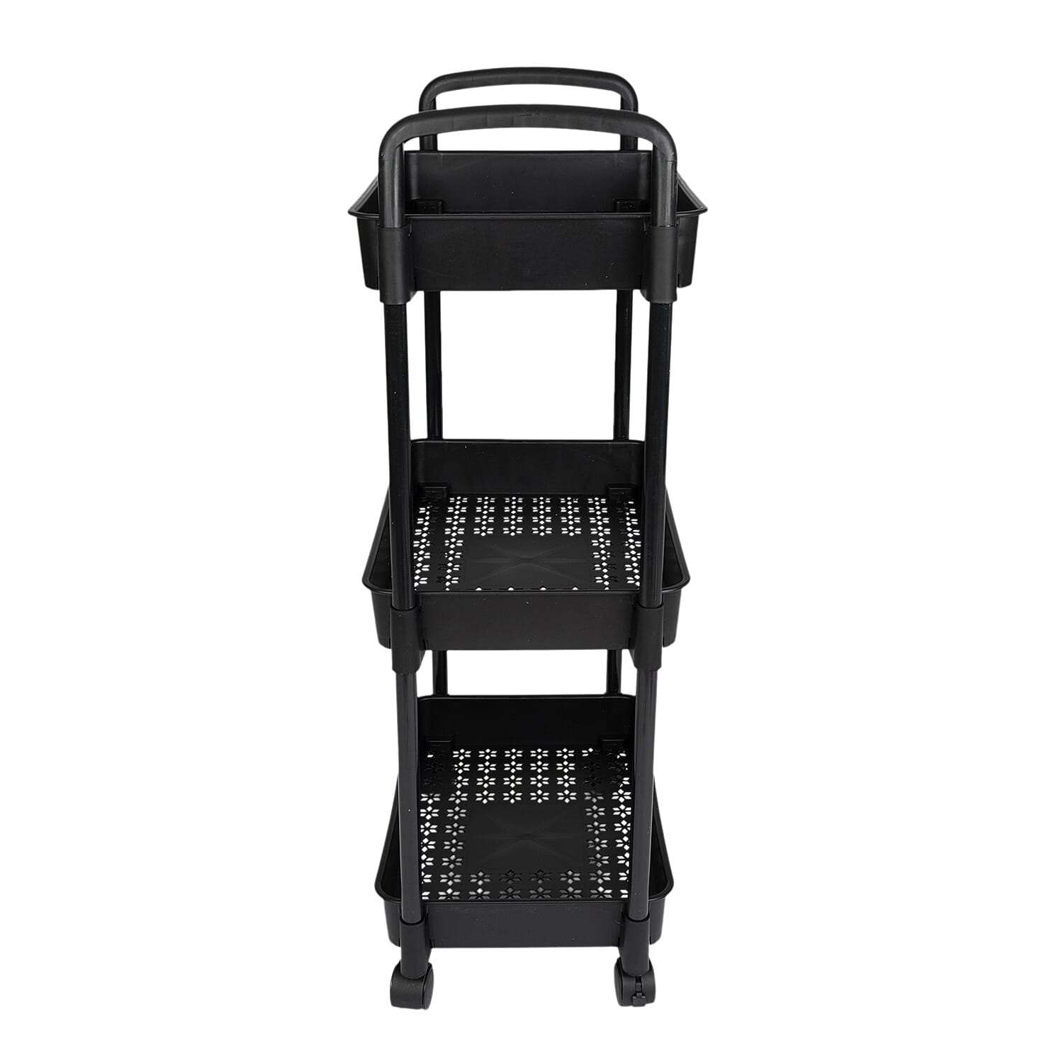 Cookware - 3 Tier Storage Cart Rack Trolley - Black