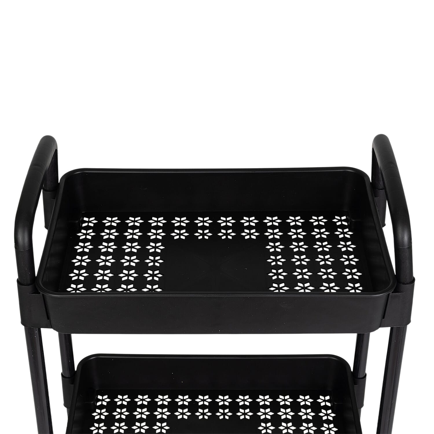 Cookware - 3 Tier Storage Cart Rack Trolley - Black