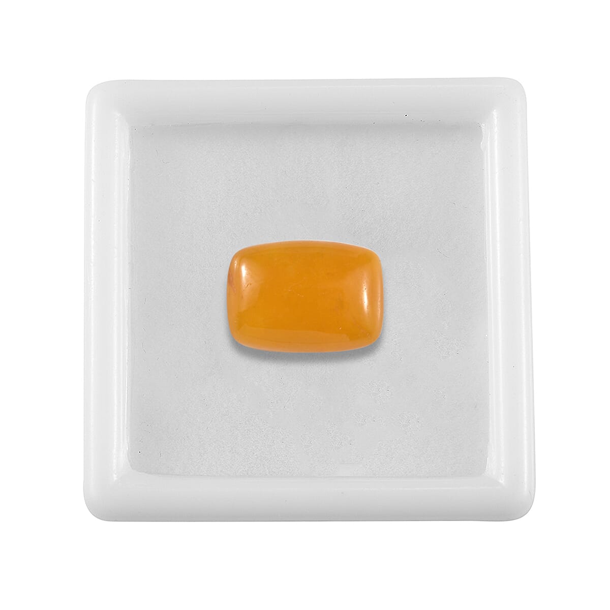 Honey Jade Cushion 14x10 mm 6.140 Ct.