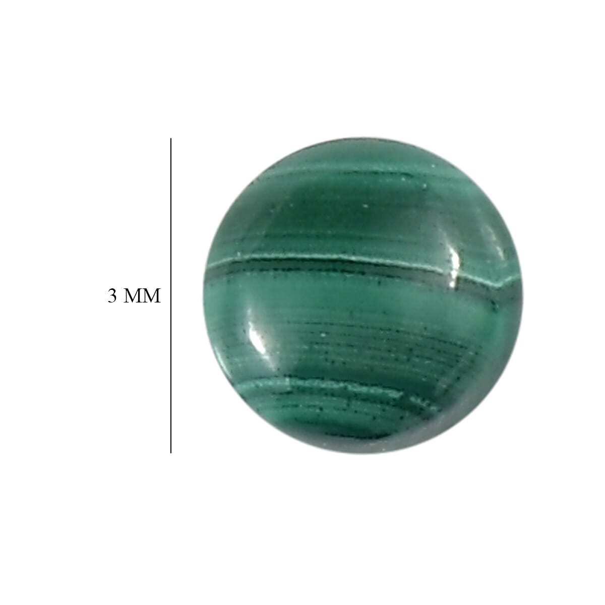 Malachite Round 3 mm