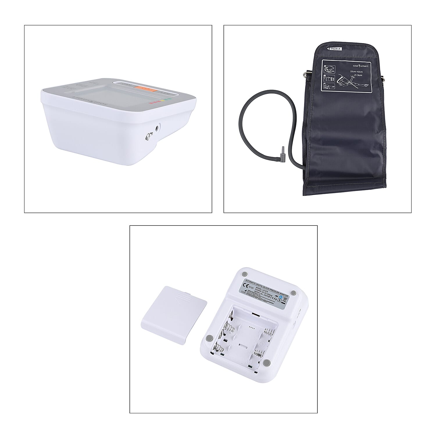 Soul Smart Blood Pressure Monitor - Stores 90 sets of memory for two users each, Calculates average for the latest 3 readings