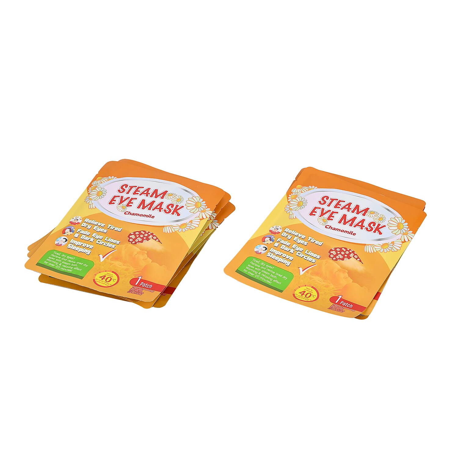 10 Piece Chamomile Steam Eye Mask