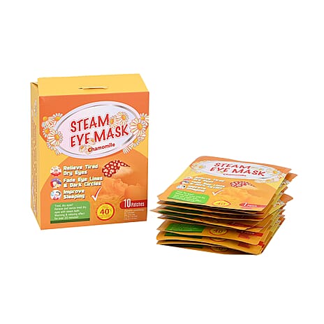 10 Piece Chamomile Steam Eye Mask