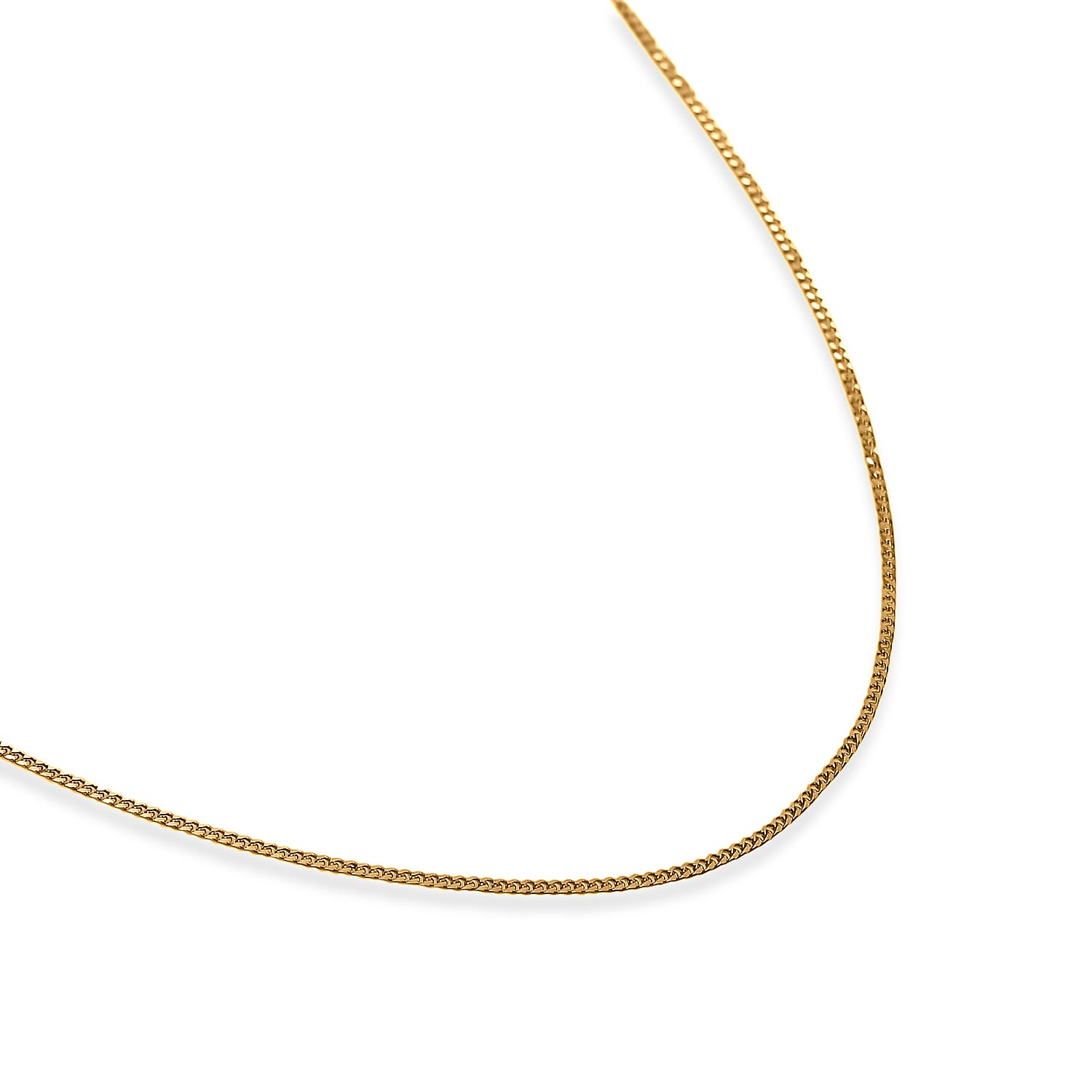 18K Yellow Gold  Necklace (Size - 24),  Gold Wt. 2.4 Gms