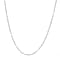 Rhodium Overlay Sterling Silver Chain (Size - 30)