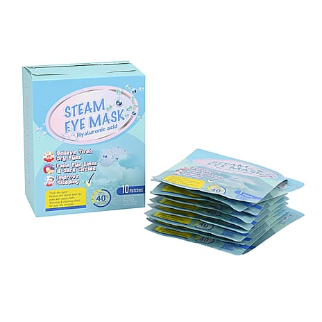 10 Piece Hyaluronic Steam Eye Mask