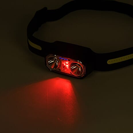 Head Lamp Rechargeable - 6 Modes - One Size - Black