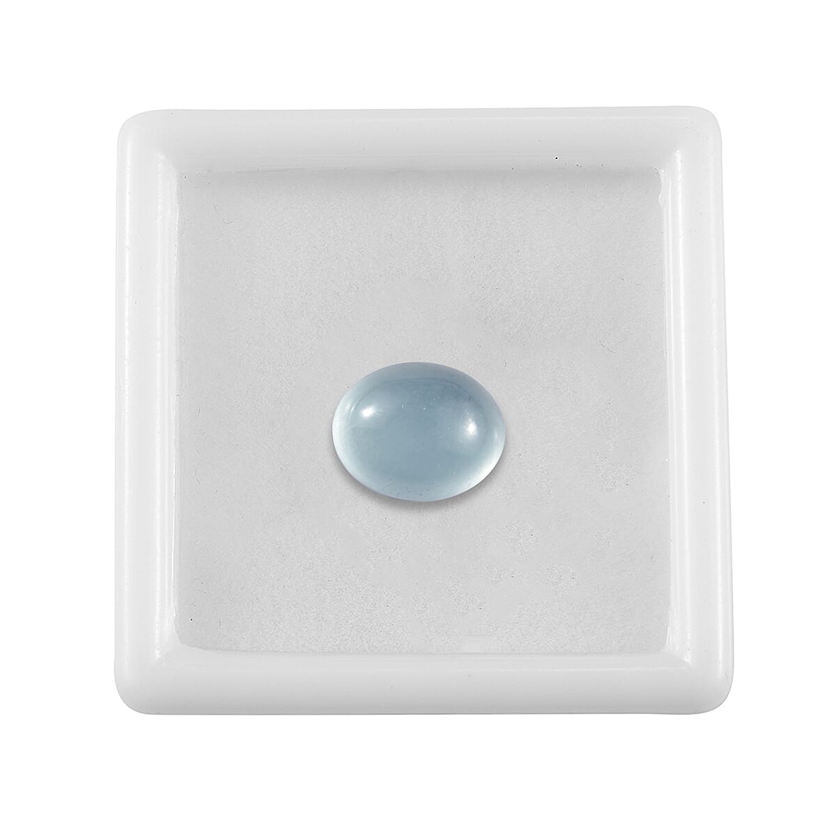 Milky Aquamarine Oval 11x9 mm