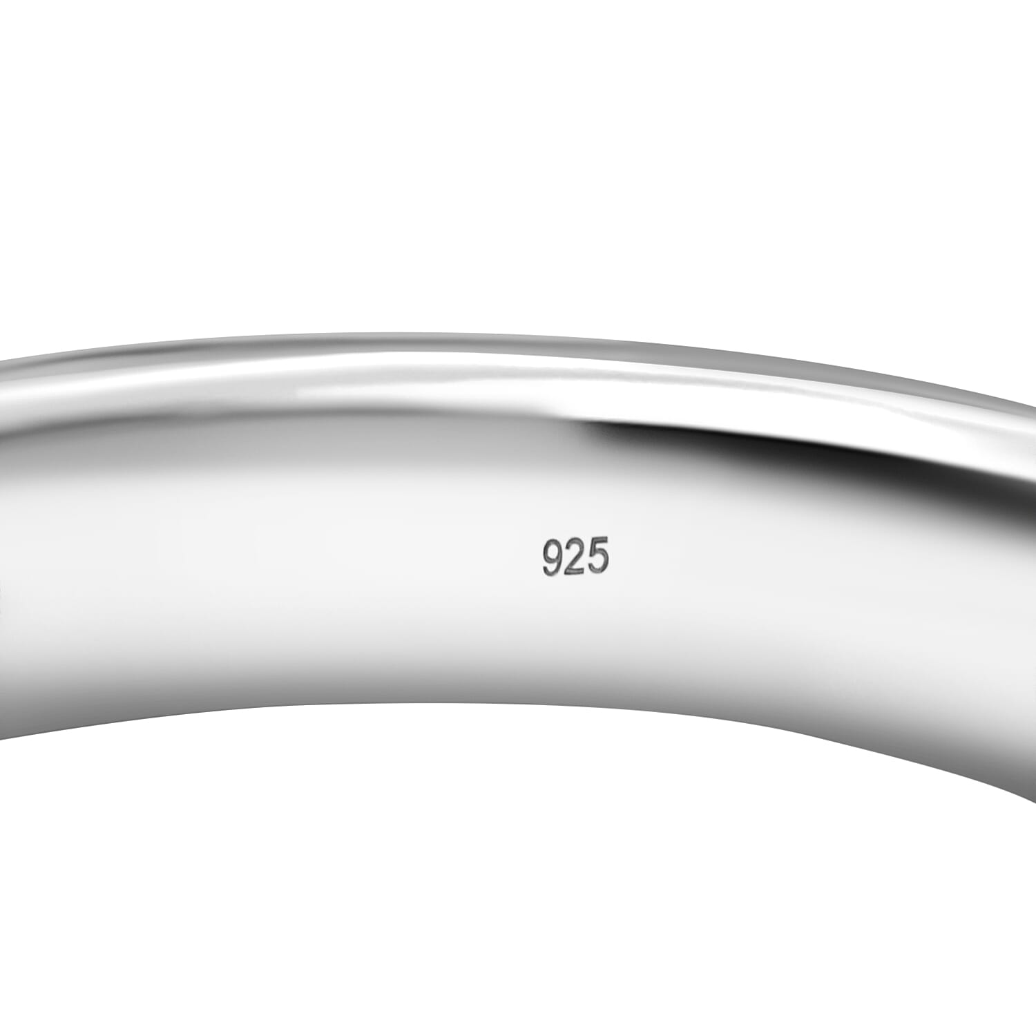 Heavy Silver Bangle (Size - 7.5), Silver Wt. 28.82 Gms.