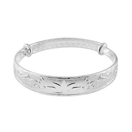 Adjustable textured Bangle