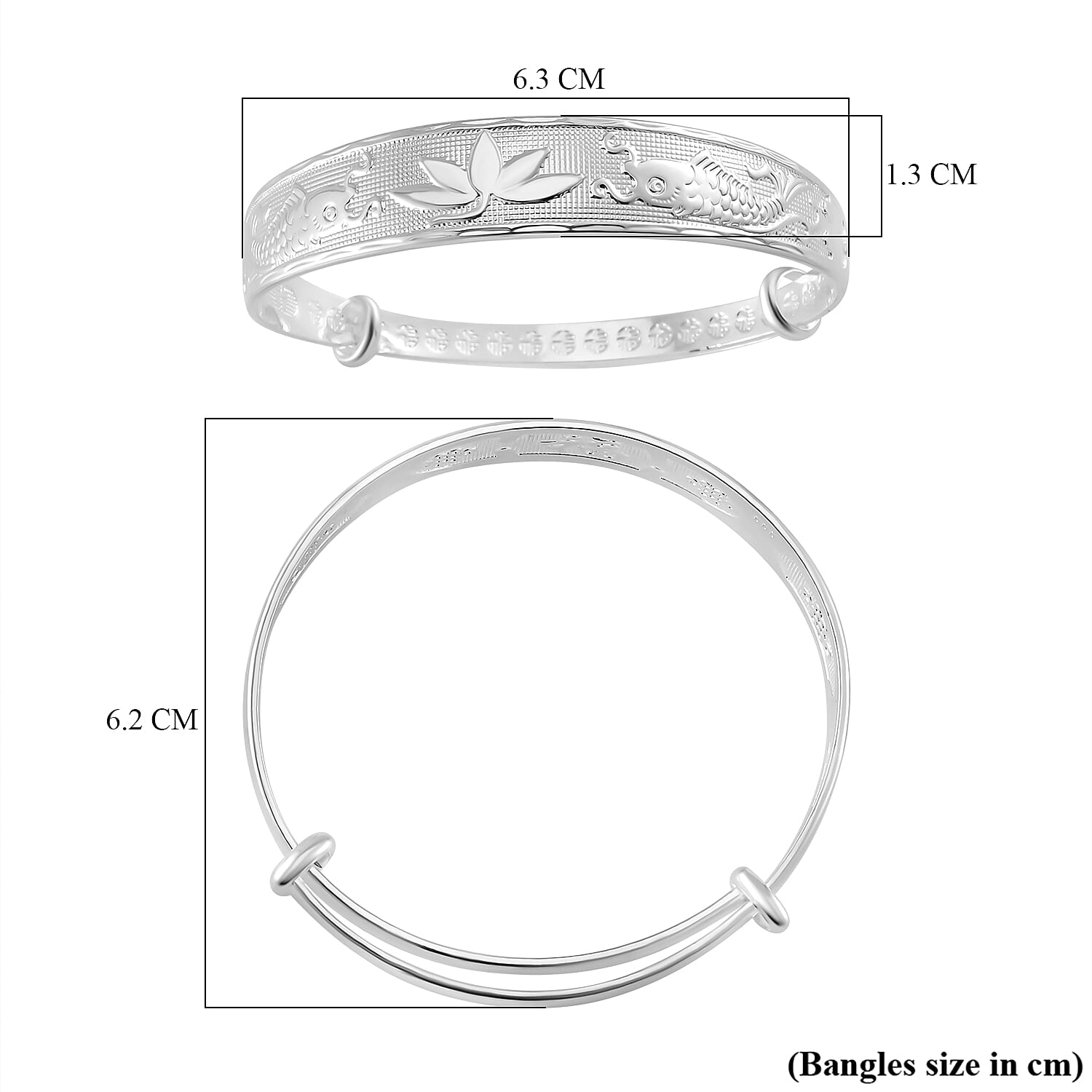 Vicenza Closeout - Atlantis Textured Adjustable Bangle Vicenza Closeout - Atlantis Textured Adjustable Bangle