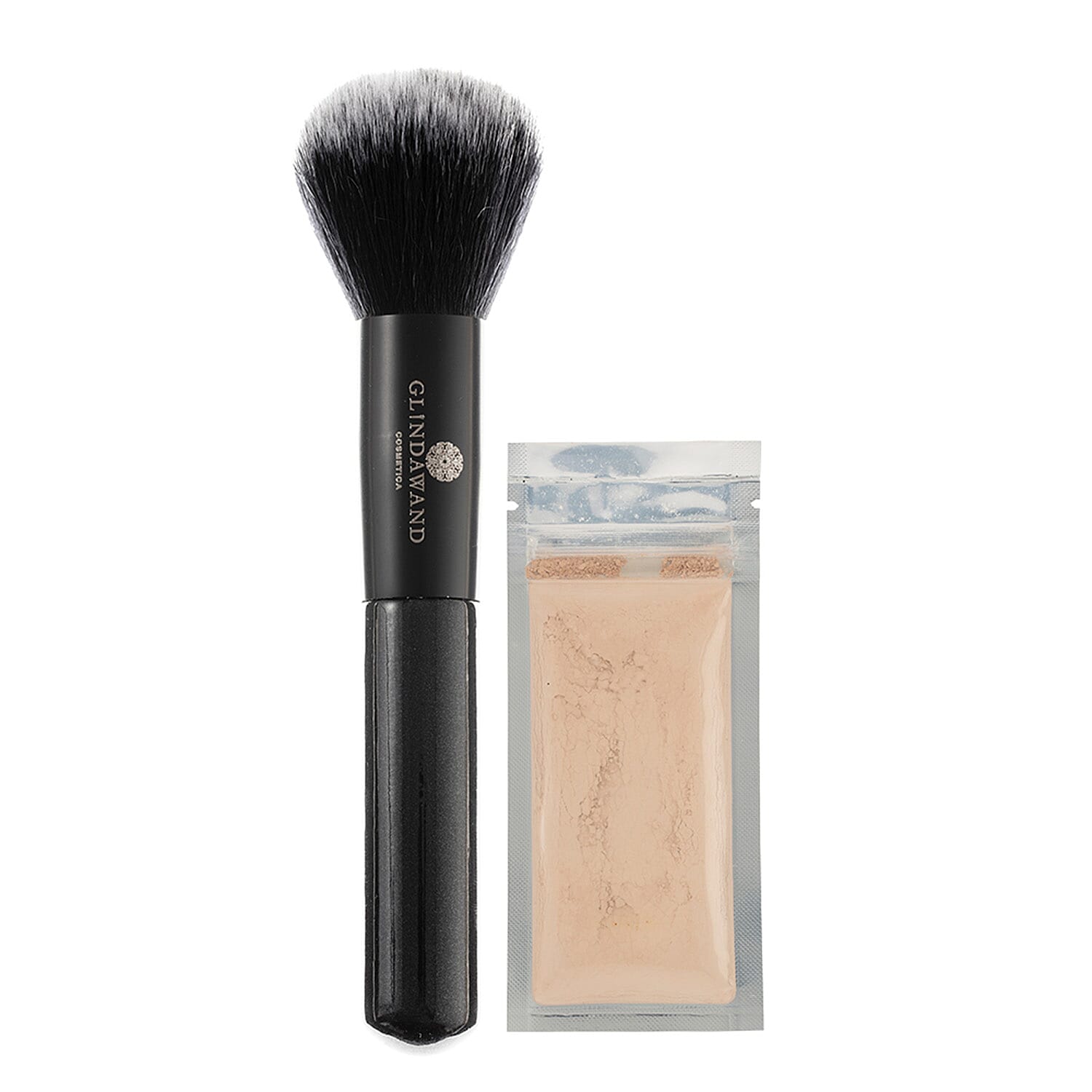 GlindaWand- DIVINITY Foundation Refill Pouch - Alabaster (10g) with Free Foundation Brush