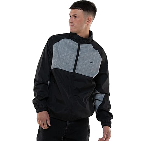 D Rock Summer Check Jacket (Size XXL) - Grey - Black