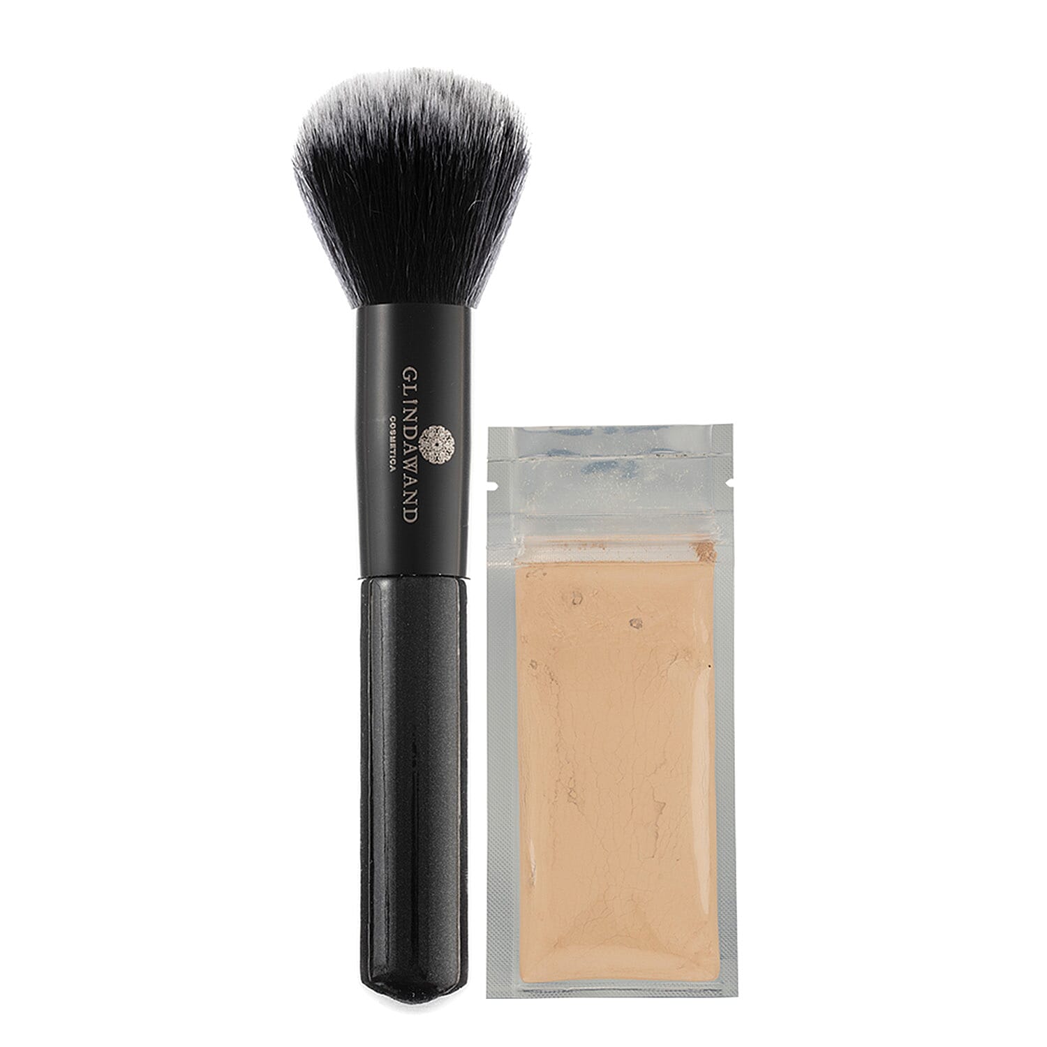 GlindaWand- DIVINITY Foundation Refill Pouch - French Beige (10g) with Free Foundation Brush